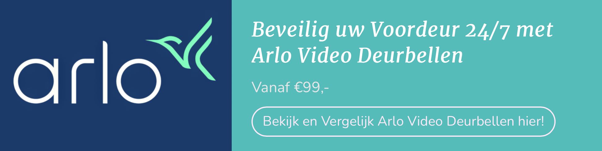 Arlo video deurbel bedraad